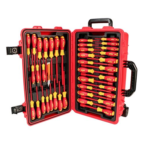 Maleta de 80 herramientas aisladas wiha 32800