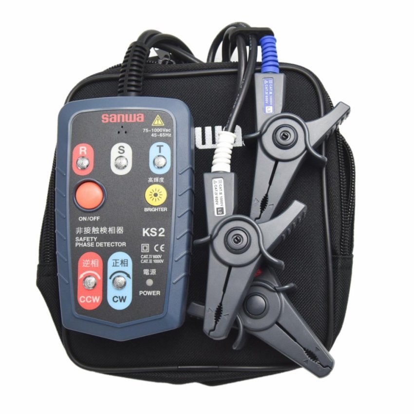 Secuencímetro De Fases Sin Contacto, Sanwa KS2